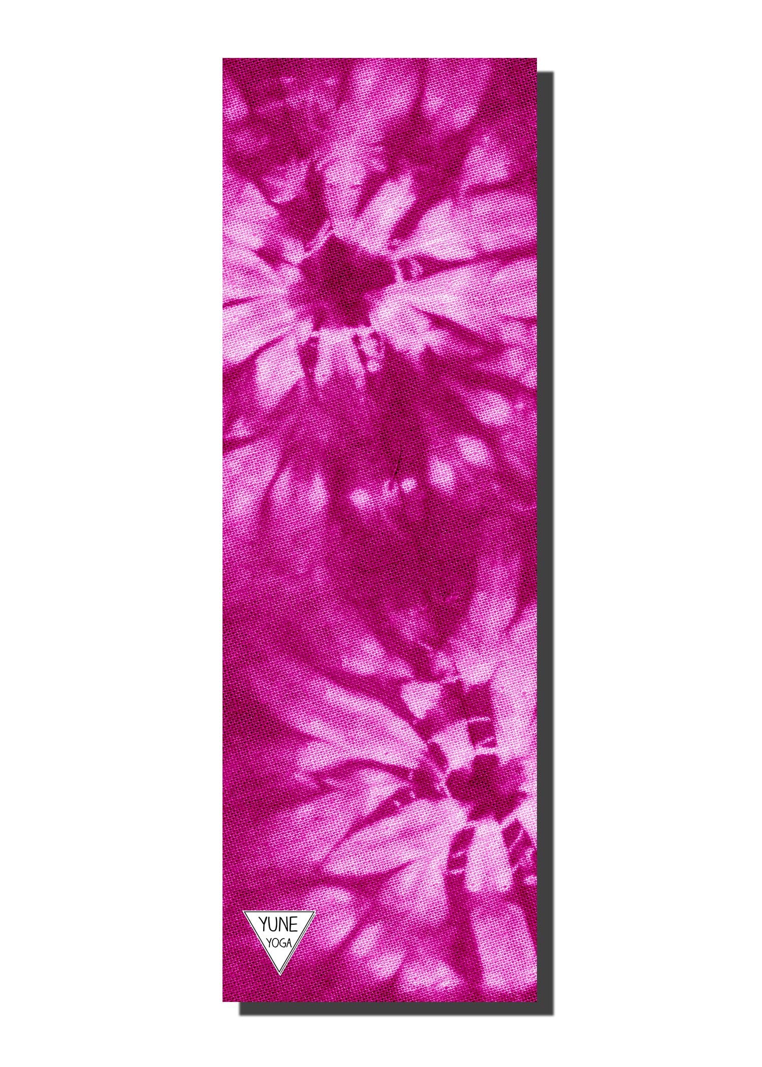 Yoga Mat | 6mm Thick | Pink Tie Dye | Non-Slip | Eco Friendly | Yune