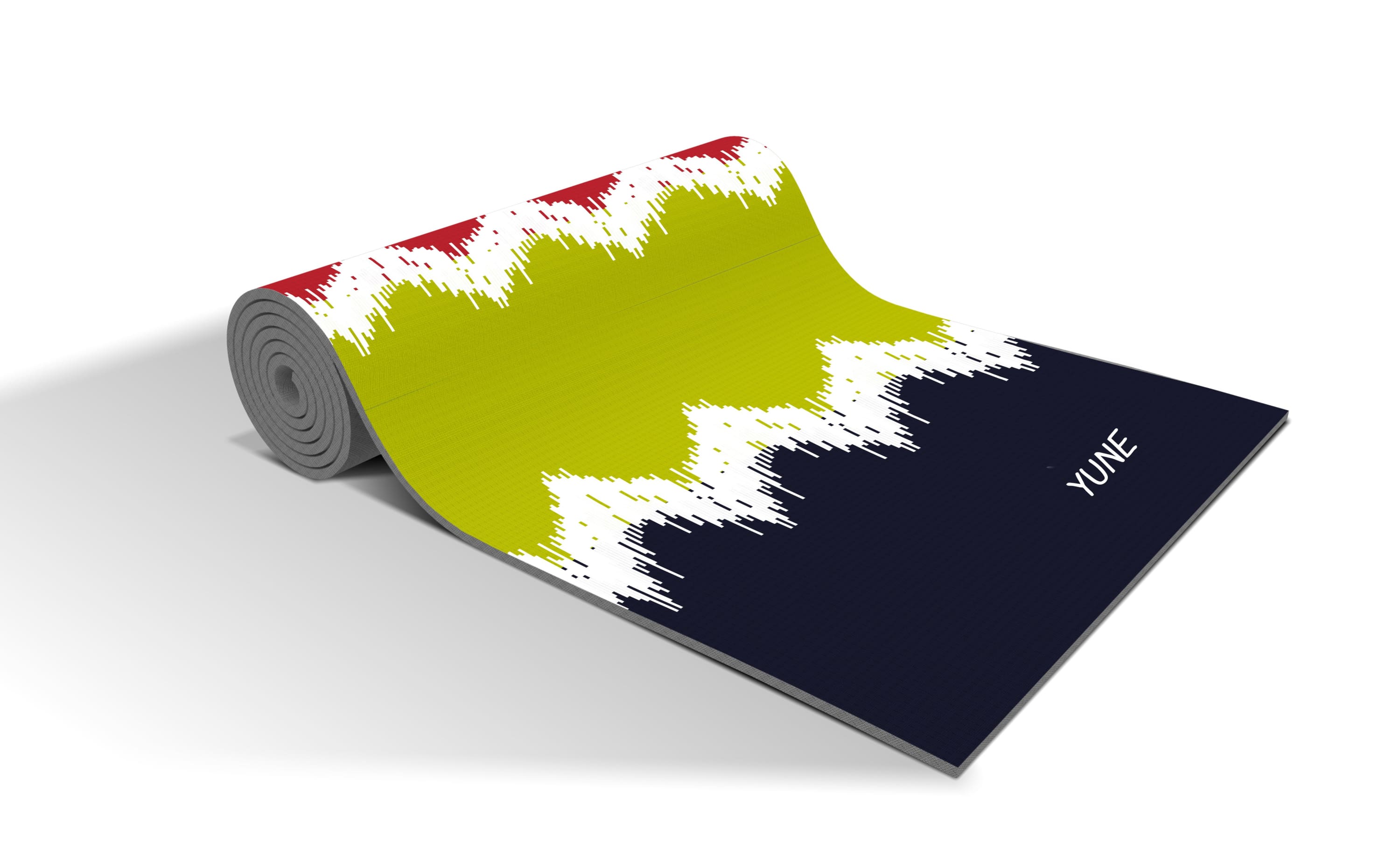 Yoga Mat | 6mm Thick | Striped | Non-Slip | Eco Friendly | Yune Yoga |